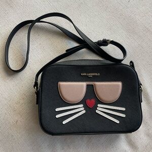 Karl Lagerfeld Paris Maybelle Cat Crossbody Bag